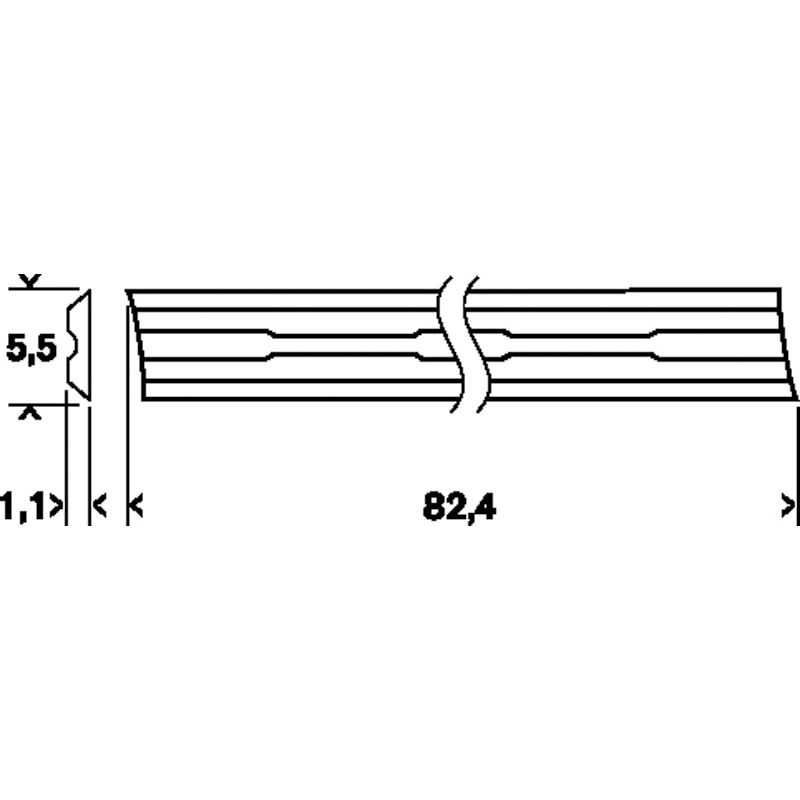 HM Wendemesser 82,0 mm 2er Pack Produktbild BIGSKZ L