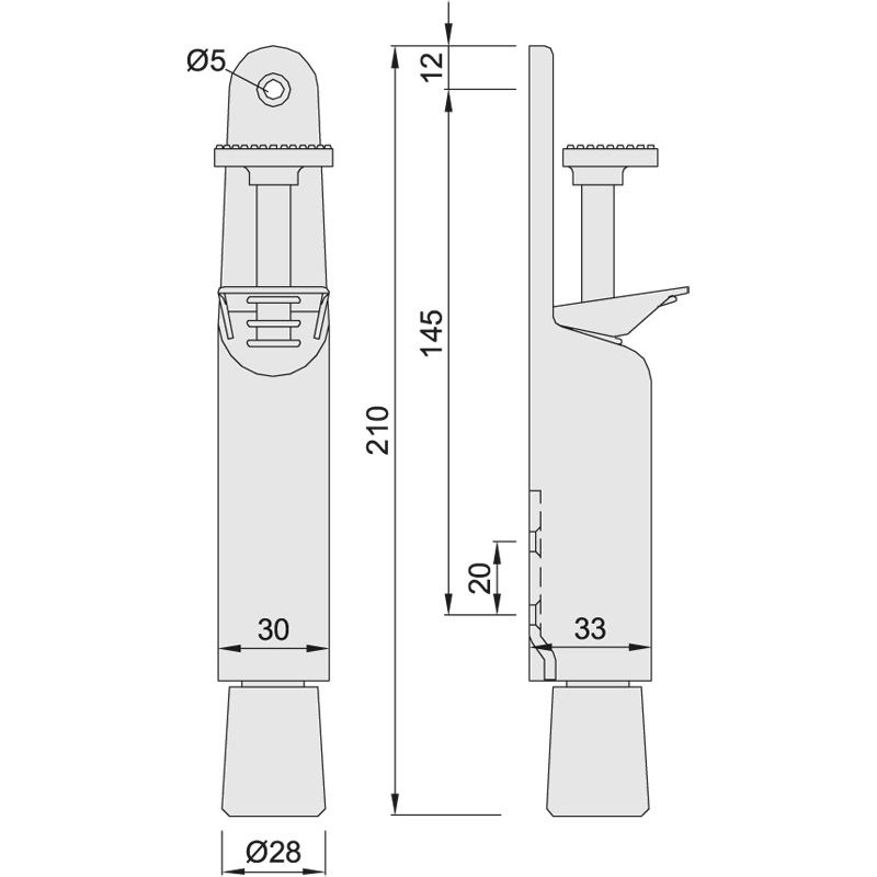 KWS Türfeststeller *1032* Produktbild BIGSKZ L