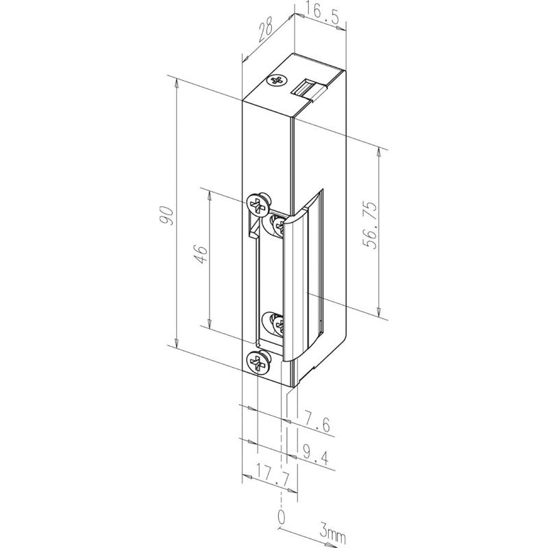 effeff Elektrischer Türöffner Modell *19E.210* Produktbild BIGSKZ L