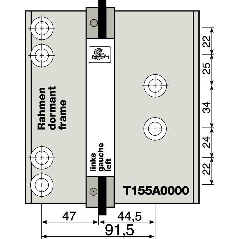 DR. HAHN Bohrlehre T155A0000 Produktbild BIGSKZ L