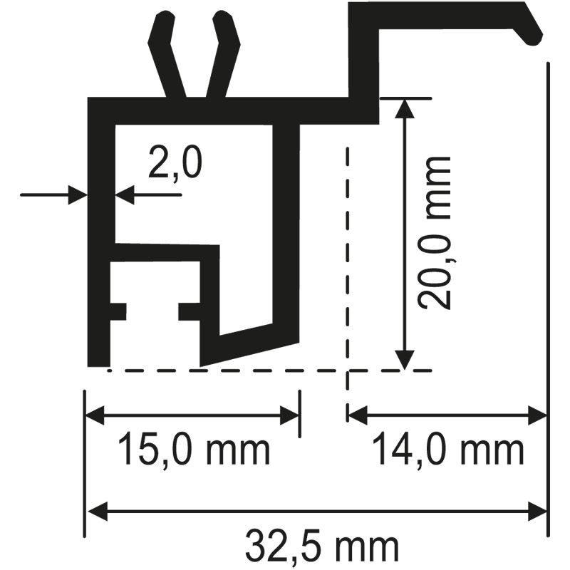 MENKE Fensterbankanschlussprofil 355 für Veka Produktbild BIGSKZ L