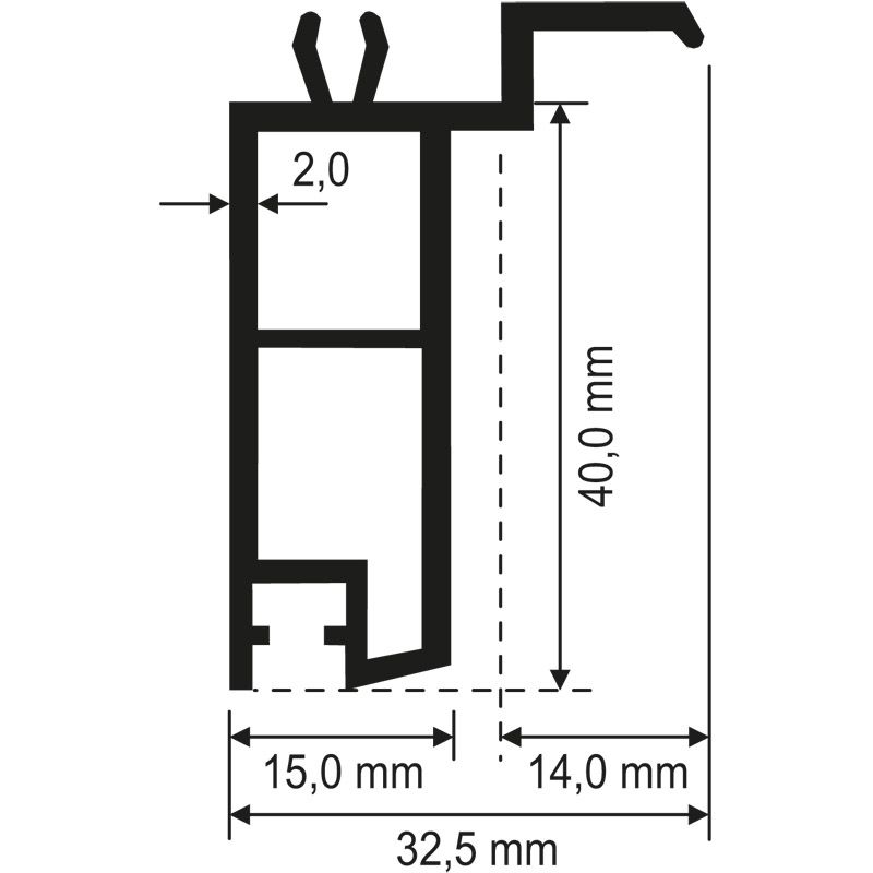 MENKE Fensterbankanschlussprofil 350 für Veka Produktbild BIGSKZ L