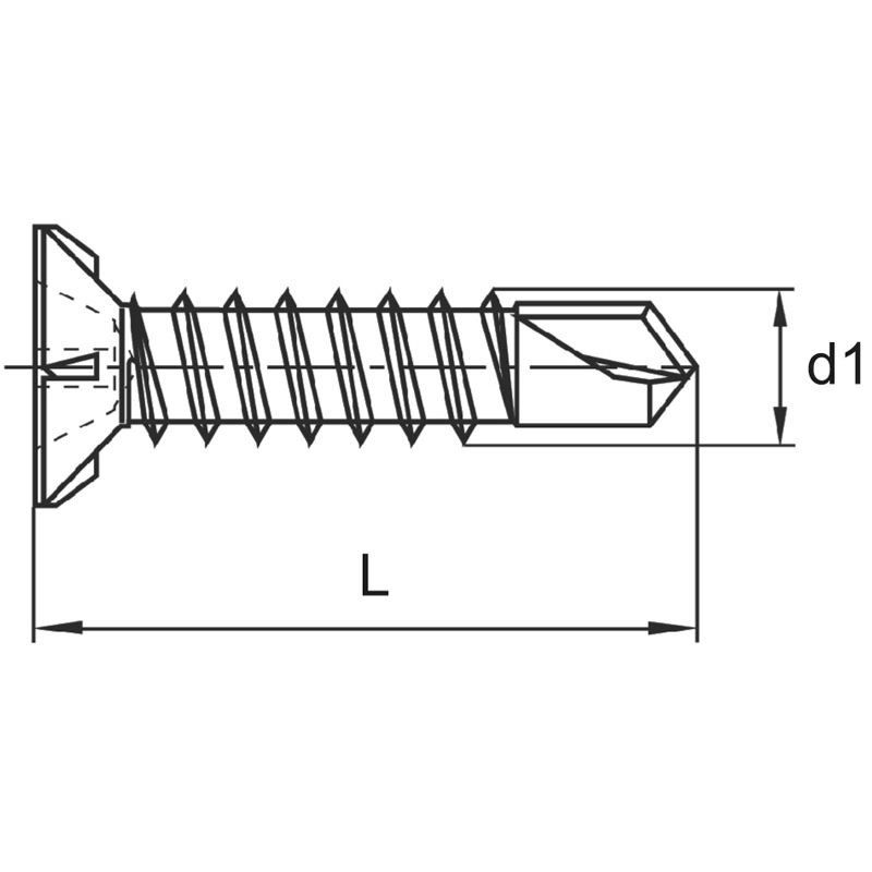 Fensterbauschrauben ABC-FEX Typ A 3,9x16 mm wiro (C3) Produktbild BIGSKZ L