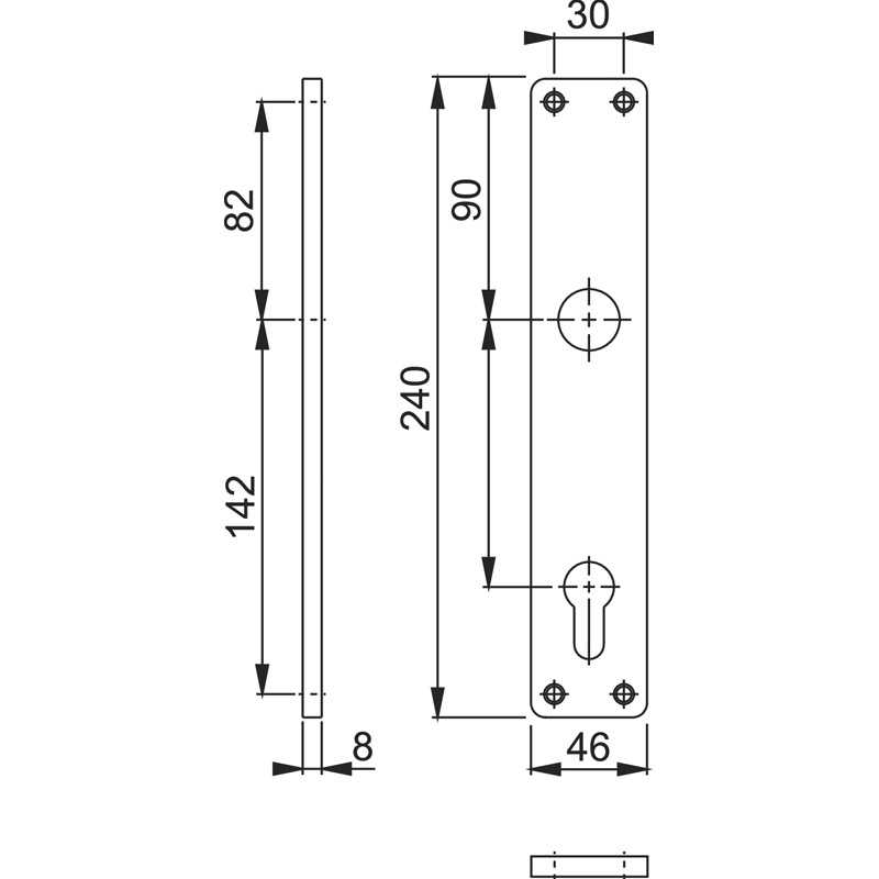 HOPPE Langschild *202H* Produktbild BIGSKZ L