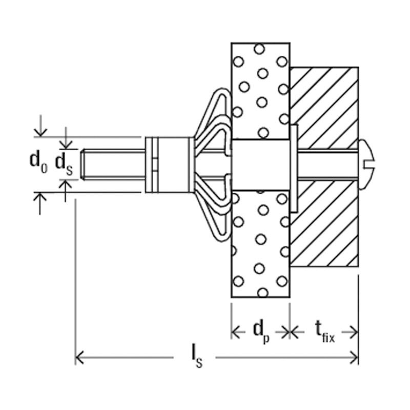 fischer Hohlraum-Metalldübel HM-S mit metrischer Schraube Produktbild BIGSKZ L