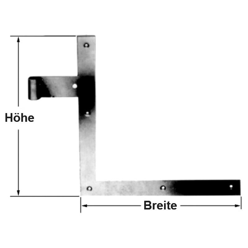PFEIFER Haustürwinkelband Nr. 530 Produktbild BIGSKZ L