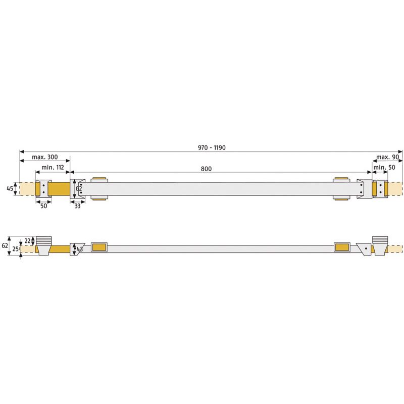 ABUS Panzerriegel *PR1400* Produktbild BIGSKZ L