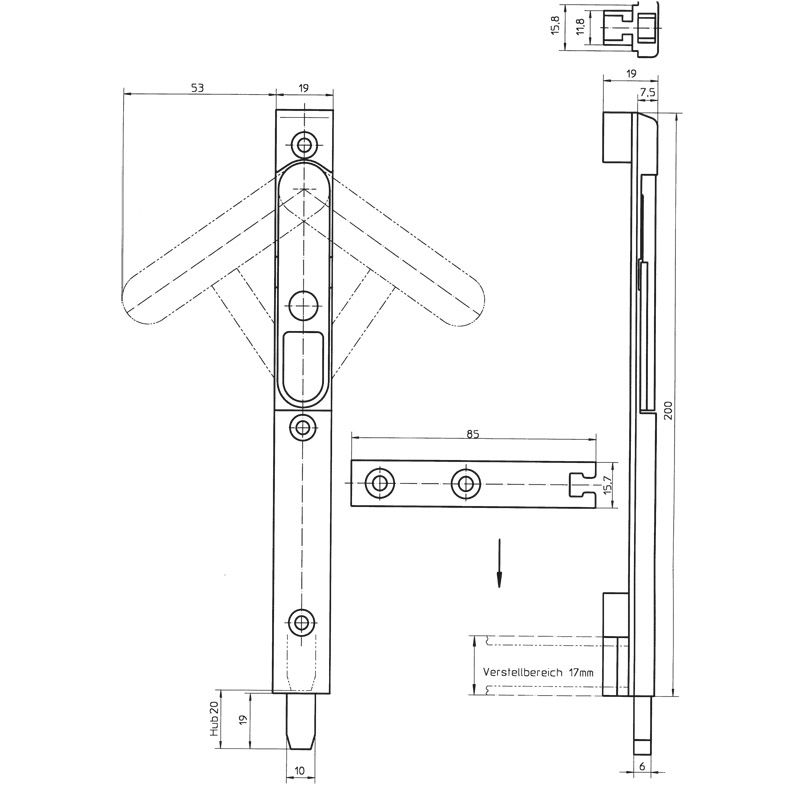 Kantriegel 8032 vz Produktbild BIGSKZ L