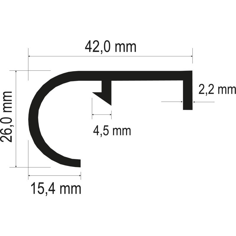 PVC Abrollprofil 964 Produktbild BIGSKZ L