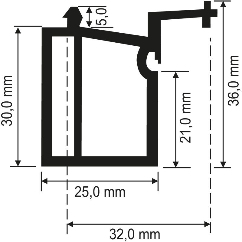 MENKE Fensterbankanschlussprofil 394 für Aluplast/Schüco Produktbild BIGSKZ L