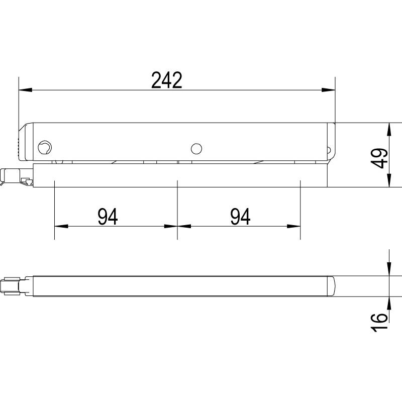 Geze OL 90 N Schere mit Flügelbock Produktbild BIGSKZ L