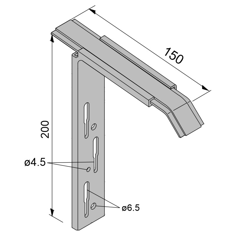 Fensterbankhalter RV 4/40 Produktbild BIGSKZ L