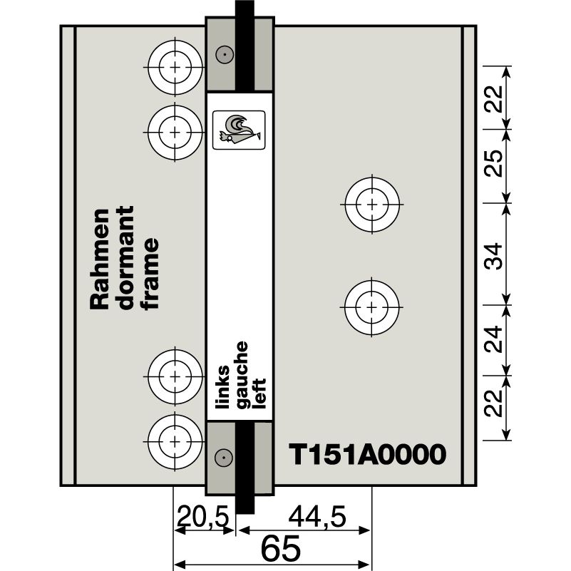 DR. HAHN Bohrlehre T151A0000 Produktbild BIGSKZ L