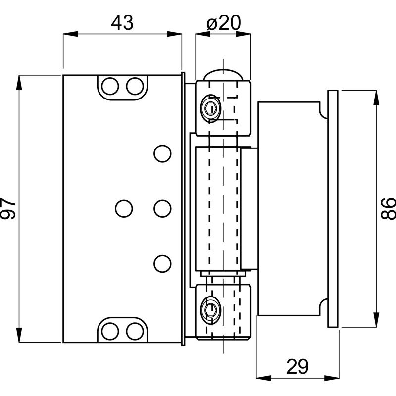 ANUBA Haustür-Rollenband Duplex 320-3D-TL mit Bandtasche Produktbild BIGSKZ L