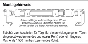 greenteQ Edelstahlrohr rund ohne Stützen Produktbild BIGDET L