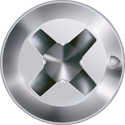 SPAX Beschlagschraube FEX für Holz und PVC, Doppelganggewinde, Senkkopf, PH, CUT-Spitze, WIROX Produktbild BIGDET L