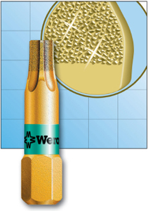WERA Bit 867/BDC diamantbeschichtet mit Bi-Torsionszone für Innen-TX-Profil Produktbild BIGDET L
