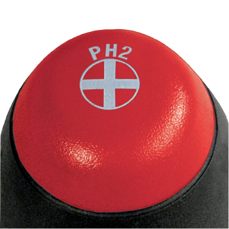 Schraubendreher PH SW 2x100mm Ges.-L.218mm WIHA ISO8764 Rundklinge Mehrkomp.-Griff SoftFinish m.Größenleitsystem Produktbild BIGDET L