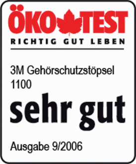 Gehörschutzstöpsel EN 352-2 (SNR)=37 dB 3M 1100 Box à 200 Paar Produktbild BIGDET L