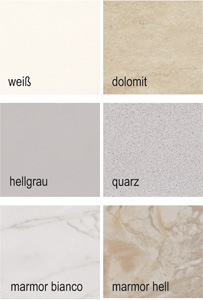 WERZALIT Innenfensterbank Exclusiv 34/6 marmor bianco 070 Produktbild BIGDET L