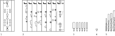 FSB Universalschablone *03 0460* Produktbild BIGDET L
