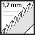 BOSCH Stichsägeblatt T 101 BIF *Special for Laminate* Produktbild ICO 1 S