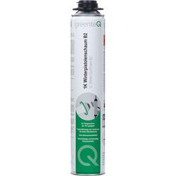 greenteQ 1K-Winterpistolenschaum B2 750ml m.PDR D/GB Produktbild