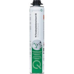 greenteQ 1K-Fensterpistolenschaum B2 750ml m.PDR D/GB Produktbild