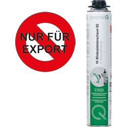greenteQ 1K-Fensterpistolenschaum B2 750ml o.PDR D/GB/CZ Produktbild