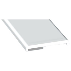 greenteQ PVC-Flachleisten mit abgerundeten Ecken und Schaumklebebband Produktbild