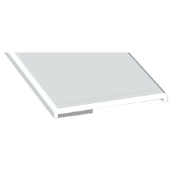 greenteQ PVC-Flachleisten mit abgerundeten Ecken und Schaumklebebband Produktbild