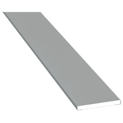 Flachprofil 30x3mm Lg. 6,00m foliert 70 0405-083 Signalgrau Glatt Produktbild