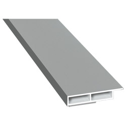 Kammerprofil 40x7mm SK Lg. 6,00m foliert mit Nase 70 0405-083 Signalgrau Glatt Produktbild
