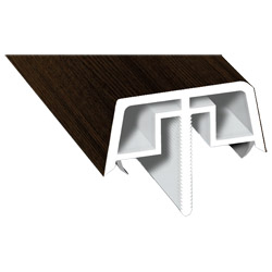 Kopplungsabdeckungsprofil Lg. 6,50m foliert 316 7004-167 Mooreiche Produktbild
