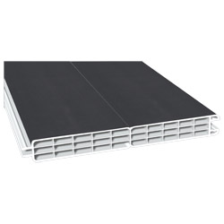 Nut- u. Federprofil 200x24mm Lg. 6,00m foliert 436 7003 Anthrazitgrau Cool Color Produktbild