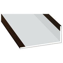 Winkelprofil 25x60x2,5mm Lg. 6,00m Außen foliert 205 2089-167 Eiche Dunkel Produktbild