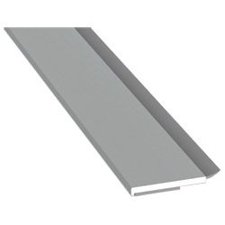 Flachprofil 30x3mm WL SK Lg. 6,00m foliert, WL Schwarz 70 0405-083 Signalgrau Glatt Produktbild