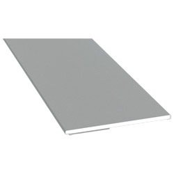 Flachprofil 80x3 mm SK Lg. 6,00 m foliert 70 0405-083 Signalgrau Glatt Produktbild