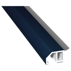 Anschluß-Profil 30mm WL SK Lg. 6,00m foliert, klipsbar, WL Schwarz51 5005-167 Stahlblau Produktbild