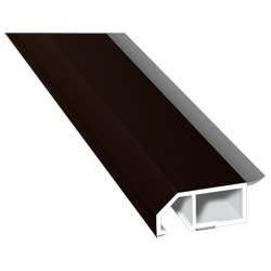 Anschluß-Profil 40mm WL SK Lg. 6,00m foliert, klipsbar, WL Schwarz88 7505-167 Schokobraun Produktbild