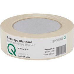 greenteQ Feinkrepp Standard 36mmx50m Produktbild