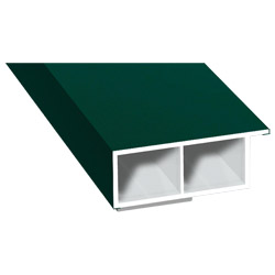 Kammerprofil 40x15mm SK Lg. 6,00m foliert, mit Nase 60 0505-167 Moosgrün Produktbild