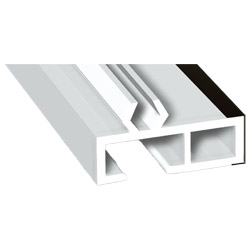 Aufdopplungsprofil 30x10mm Lg. 6,00m foliert 85 1805-167 Schwarzbraun Produktbild