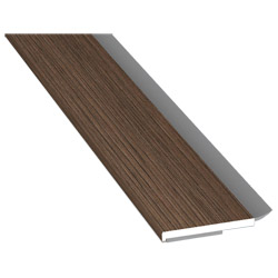 Flachprofil 30x3mm WL SK Lg. 6,00m foliert, WL Schwarz 316 7002-168 Eiche Hell Produktbild