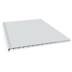 Rollladenkastendeckel 260mm Lg. 6,00m Weiß, ohne Schaum, VE: 30m Produktbild