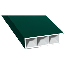 Kammerprofil 60x15mm SK Lg. 6,00m foliert, mit Nase 60 0505-167 Moosgrün Produktbild