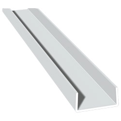 U-Profil 20x44mm Lg. 6,00m Weiß, VE: 60m Produktbild