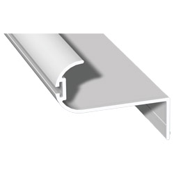 ALU Abrollprofil 52x24mm Lg. 6,00m Blank, VE: 12m Produktbild