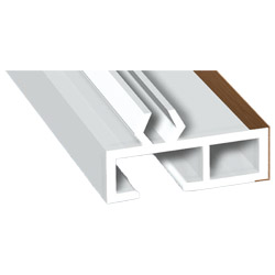 Aufdopplungsprofil 30x10mm Lg. 6,00m foliert 315 2009-167 Streifen-Douglasie Produktbild