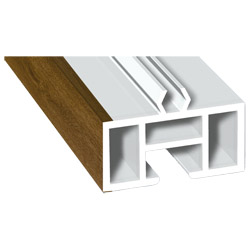 Aufdopplungsprofil 40x20mm Lg. 6,00m foliert 217 8001-167 Golden Oak Produktbild